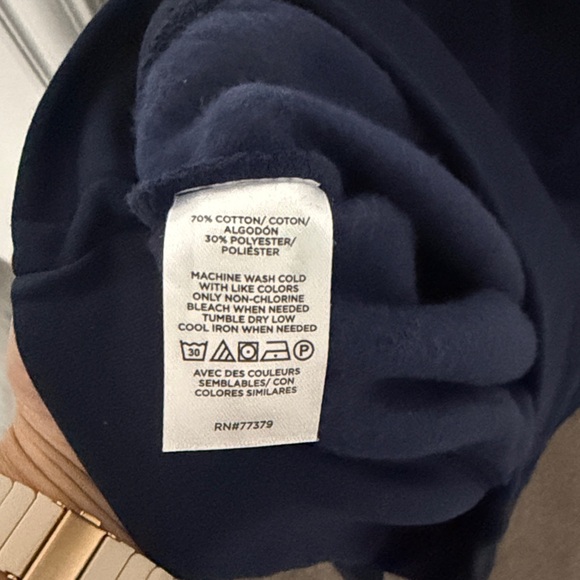 Ann Taylor Weekend Deep Blue Pullover - Picture 3 of 6